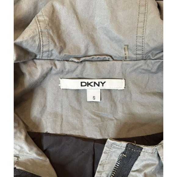 DKNY mixed media jacket size S beige/black - Picture 3 of 5